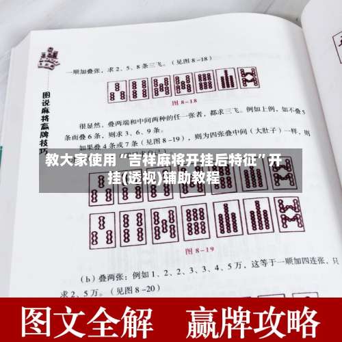 教大家使用“吉祥麻将开挂后特征”开挂(透视)辅助教程-第2张图片