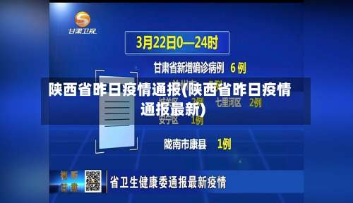 陕西省昨日疫情通报(陕西省昨日疫情通报最新)-第2张图片