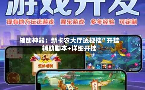 辅助神器：新卡农大厅透视挂	”开挂辅助脚本+详细开挂-第1张图片