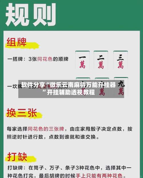 软件分享“微乐云南麻将万能开挂器”开挂辅助透视教程-第2张图片