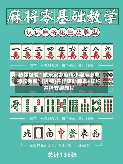 秒懂经验“微乐家乡麻将小程序必赢神器免费”(透视)开挂辅助脚本+详细开挂安装教程-第1张图片