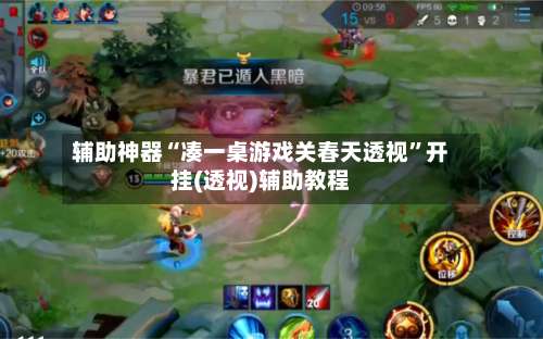 辅助神器“凑一桌游戏关春天透视”开挂(透视)辅助教程-第1张图片