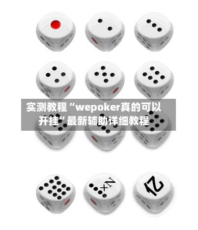 实测教程“wepoker真的可以开挂	”最新辅助详细教程-第2张图片