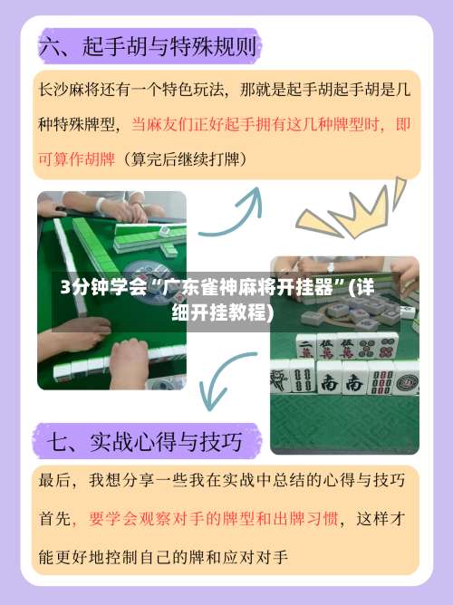 3分钟学会“广东雀神麻将开挂器”(详细开挂教程)-第2张图片