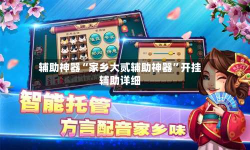 辅助神器“家乡大贰辅助神器”开挂辅助详细-第3张图片