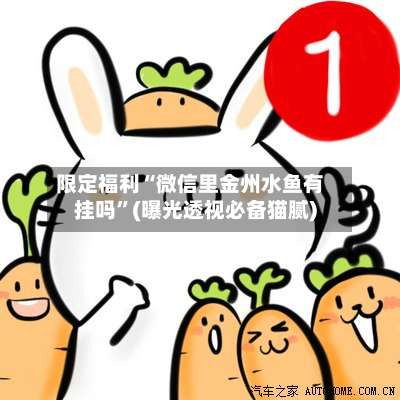 限定福利“微信里金州水鱼有挂吗	”(曝光透视必备猫腻)-第1张图片