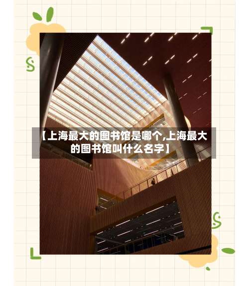 【上海最大的图书馆是哪个,上海最大的图书馆叫什么名字】-第2张图片