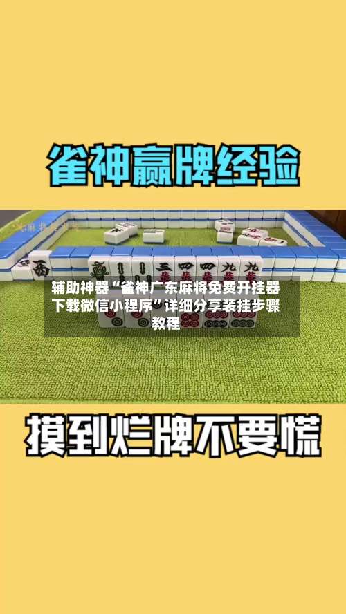 辅助神器“雀神广东麻将免费开挂器下载微信小程序”详细分享装挂步骤教程-第1张图片