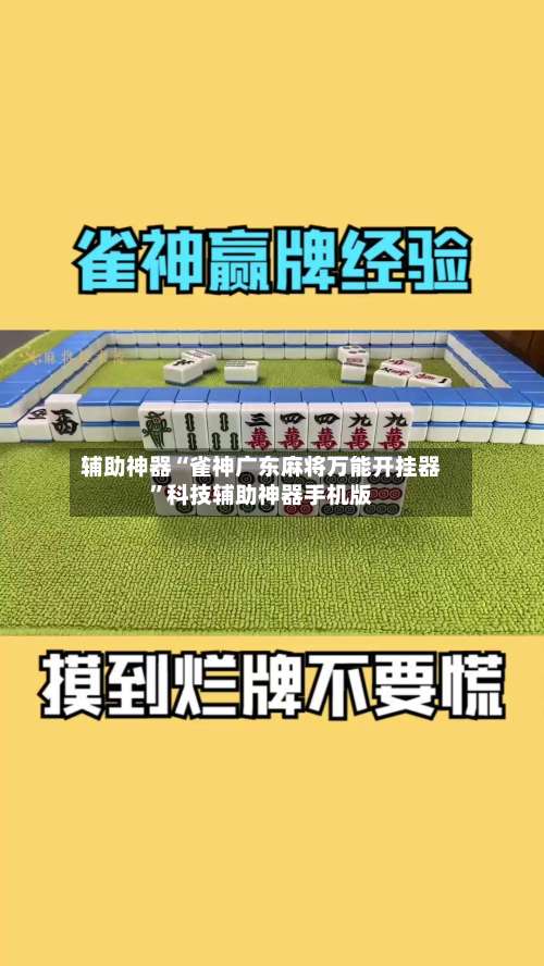 辅助神器“雀神广东麻将万能开挂器	”科技辅助神器手机版-第1张图片
