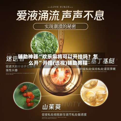 辅助神器“欢乐麻将可以开挂吗？怎么开”开挂(透视)辅助教程-第1张图片