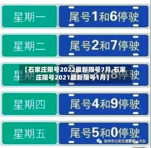 【石家庄限号2022最新限号7月,石家庄限号2021最新限号1月】-第3张图片
