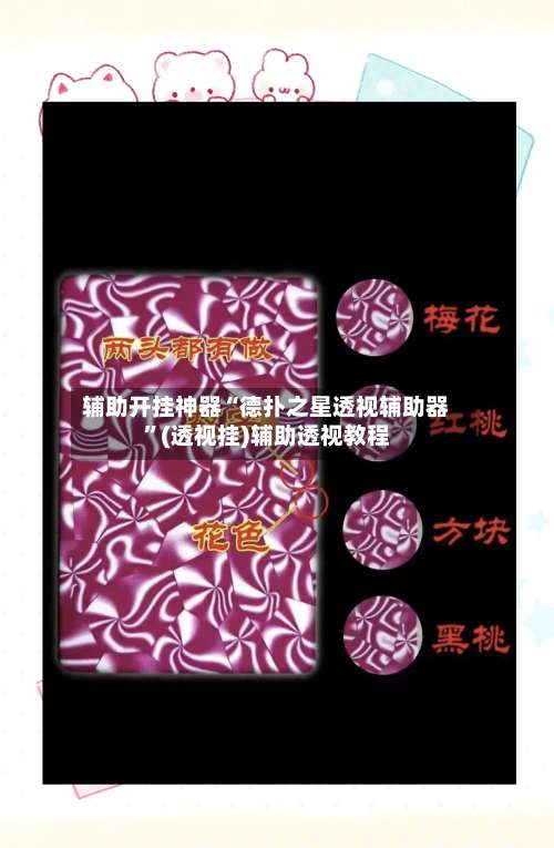 辅助开挂神器“德扑之星透视辅助器	”(透视挂)辅助透视教程-第2张图片