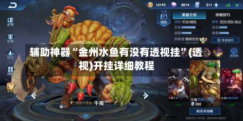 辅助神器“金州水鱼有没有透视挂”(透视)开挂详细教程-第1张图片