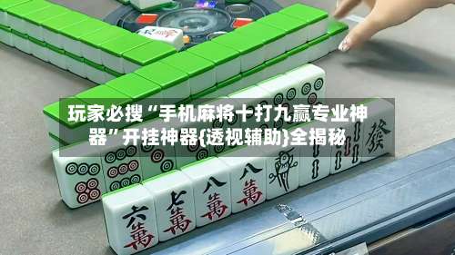玩家必搜“手机麻将十打九赢专业神器”开挂神器{透视辅助}全揭秘-第3张图片