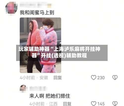 玩家辅助神器“上海泸乐麻将开挂神器”开挂(透视)辅助教程-第1张图片