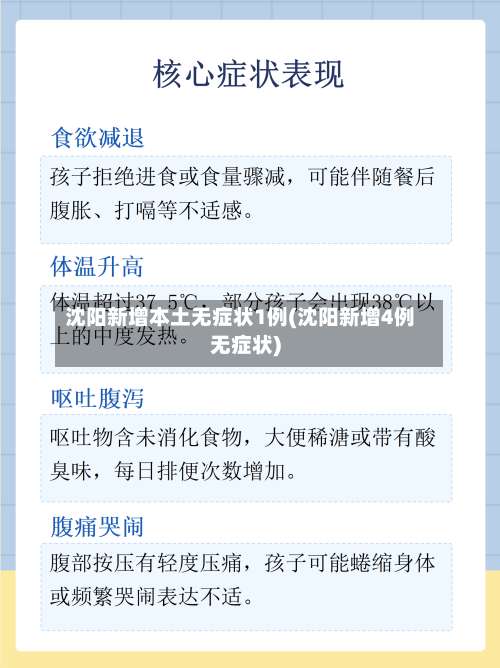 沈阳新增本土无症状1例(沈阳新增4例无症状)-第1张图片