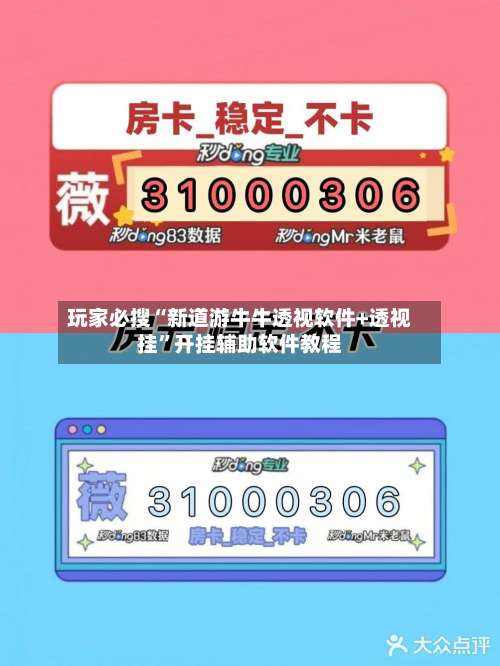 玩家必搜“新道游牛牛透视软件+透视挂”开挂辅助软件教程-第2张图片