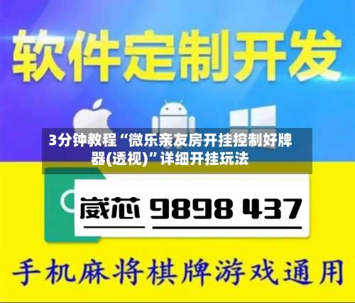 3分钟教程“微乐亲友房开挂控制好牌器(透视)”详细开挂玩法-第2张图片