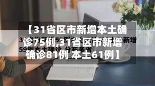 【31省区市新增本土确诊75例,31省区市新增确诊81例 本土61例】-第2张图片