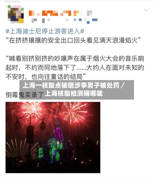 上海一核酸点被砸涉事男子被处罚／上海核酸检测捅喉咙-第1张图片