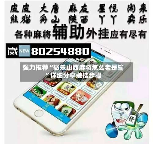 强力推荐“微乐山西麻将怎么老是输”详细分享装挂步骤-第2张图片