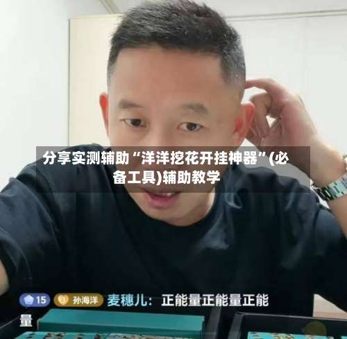 分享实测辅助“洋洋挖花开挂神器”(必备工具)辅助教学-第2张图片