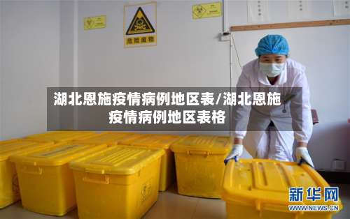 湖北恩施疫情病例地区表/湖北恩施疫情病例地区表格-第2张图片