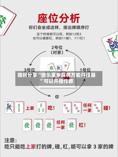 限时分享“微乐家乡麻将万能开挂器”可以开挂作弊-第3张图片