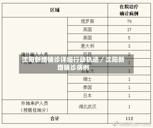 沈阳新增确诊详细行动轨迹／沈阳新增确诊病例-第2张图片