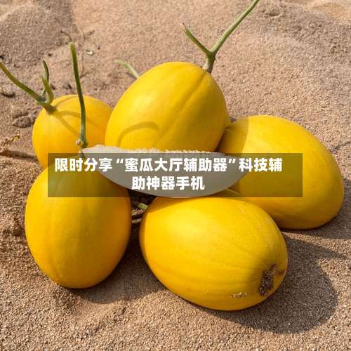 限时分享“蜜瓜大厅辅助器”科技辅助神器手机-第1张图片