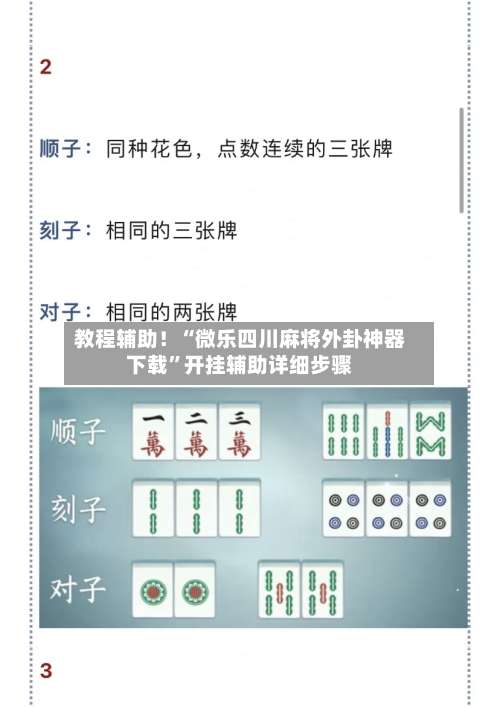 教程辅助！“微乐四川麻将外卦神器下载	”开挂辅助详细步骤-第1张图片