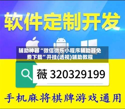 辅助神器“微信微乐小程序辅助器免费下载”开挂(透视)辅助教程-第1张图片