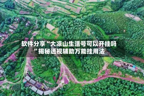 软件分享“大凉山生活号可以开挂吗”揭秘透视辅助万能挂用法-第2张图片