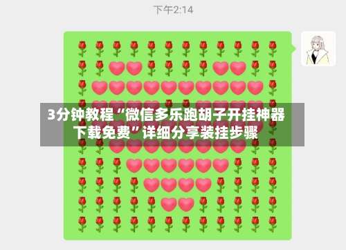 3分钟教程“微信多乐跑胡子开挂神器下载免费”详细分享装挂步骤-第1张图片