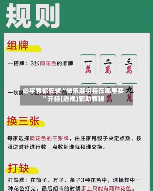 必学教你安装“微乐麻将挂在哪里买”开挂(透视)辅助教程-第3张图片