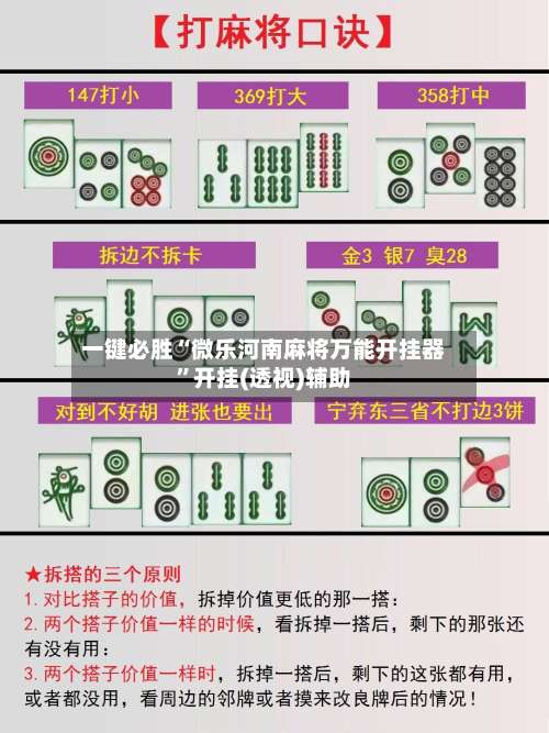 一键必胜“微乐河南麻将万能开挂器”开挂(透视)辅助-第3张图片