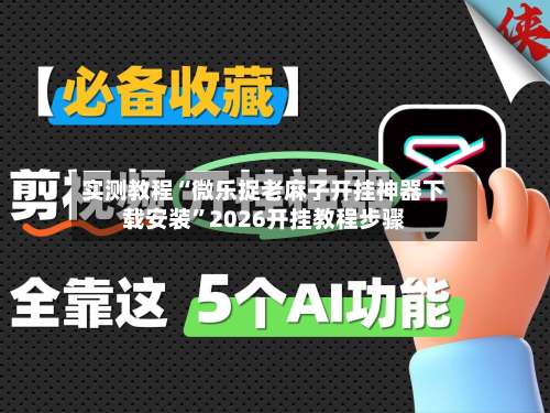 实测教程“微乐捉老麻子开挂神器下载安装	”2026开挂教程步骤-第1张图片