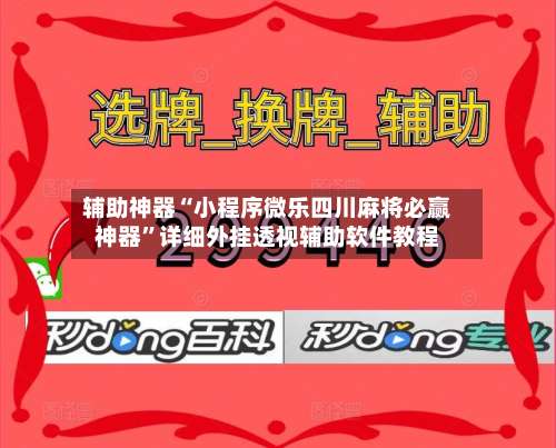辅助神器“小程序微乐四川麻将必赢神器”详细外挂透视辅助软件教程-第3张图片