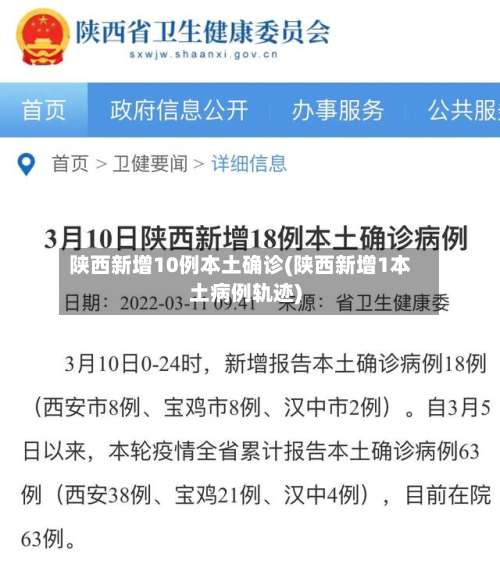 陕西新增10例本土确诊(陕西新增1本土病例轨迹)-第2张图片