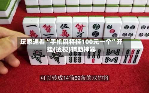 玩家速看“手机麻将挂100元一个”开挂(透视)辅助神器-第2张图片