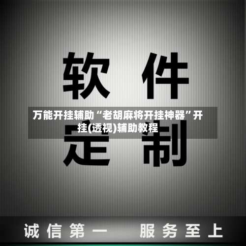 万能开挂辅助“老胡麻将开挂神器	”开挂(透视)辅助教程-第2张图片