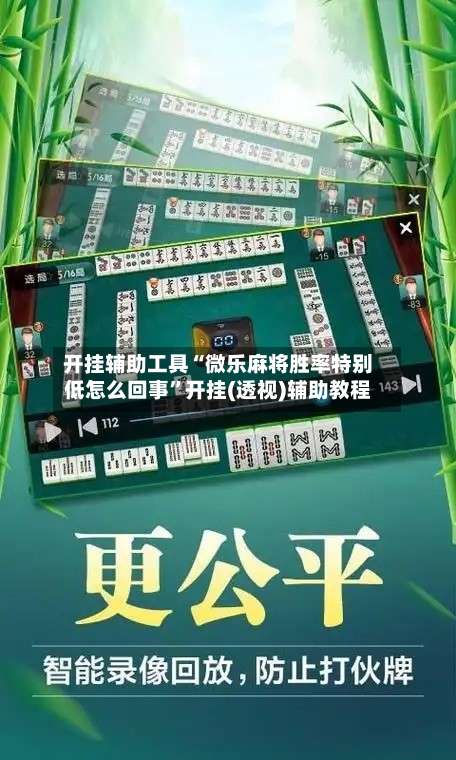 开挂辅助工具“微乐麻将胜率特别低怎么回事”开挂(透视)辅助教程-第2张图片