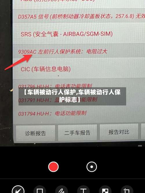 【车辆被动行人保护,车辆被动行人保护标志】-第1张图片