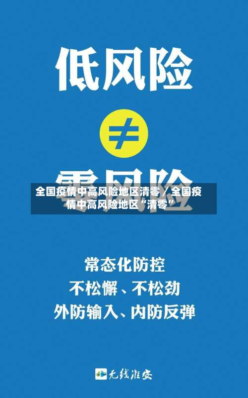 全国疫情中高风险地区清零／全国疫情中高风险地区“清零”-第2张图片