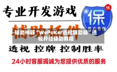 辅助神器“WePoKer透视辅助器”透视开挂辅助教程-第3张图片