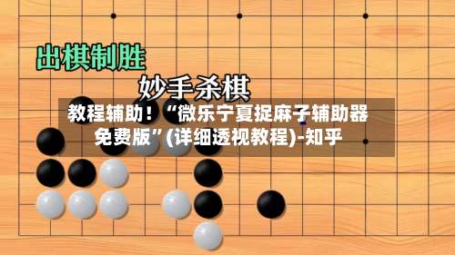 教程辅助！“微乐宁夏捉麻子辅助器免费版	”(详细透视教程)-知乎-第2张图片