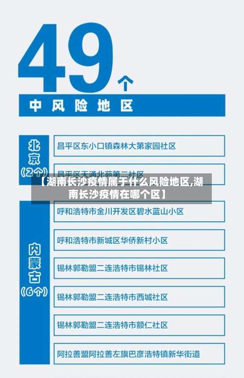 【湖南长沙疫情属于什么风险地区,湖南长沙疫情在哪个区】-第3张图片