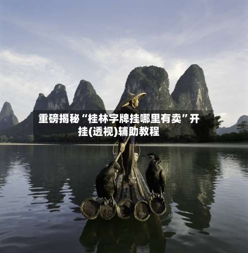 重磅揭秘“桂林字牌挂哪里有卖”开挂(透视)辅助教程-第2张图片