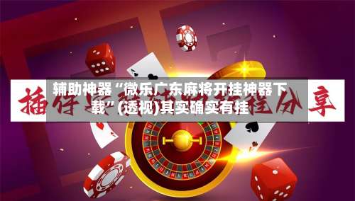 辅助神器“微乐广东麻将开挂神器下载”(透视)其实确实有挂-第3张图片