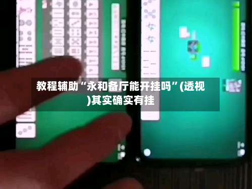 教程辅助“永和备厅能开挂吗	”(透视)其实确实有挂-第1张图片